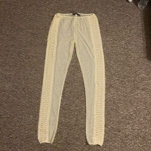 Sheer Crochet Coverup Leggings